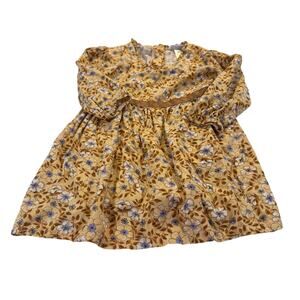 Daisy Fuentes Toddler Girl 3T Floral Long Sleeve Fall Dress